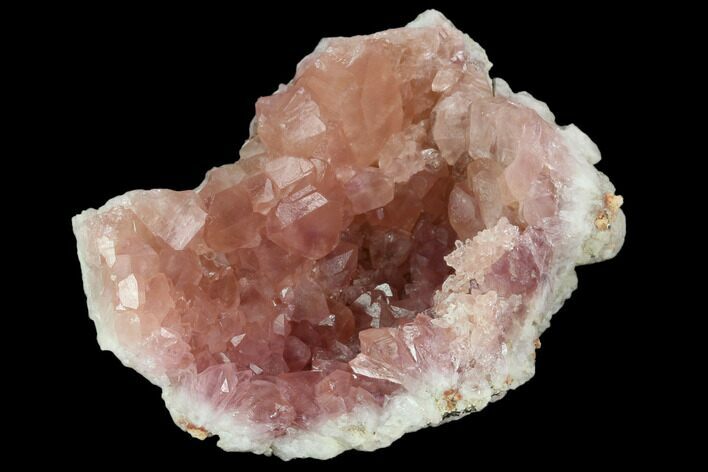 Pink Amethyst Geode Section - Argentina #127302